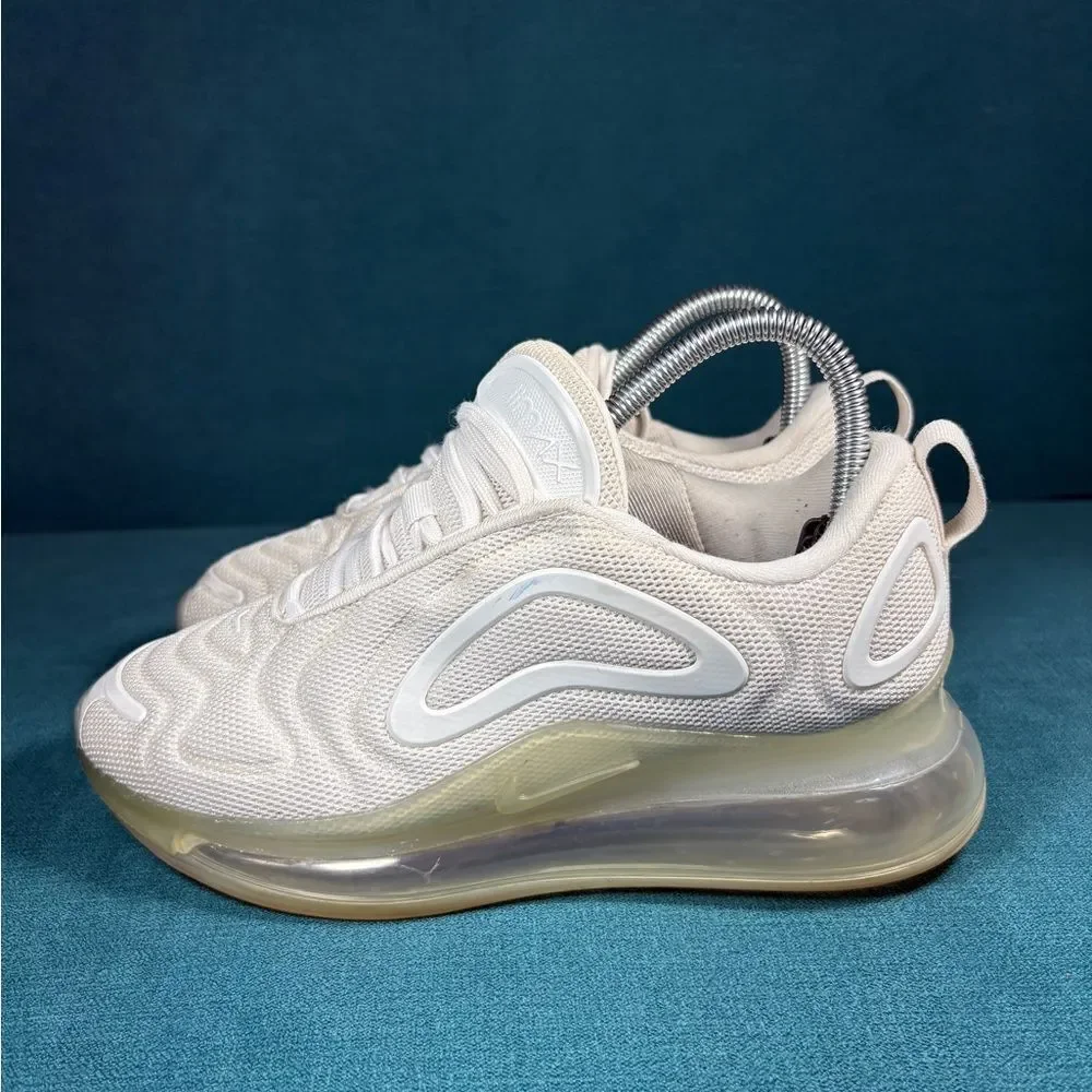 Size 5Y/6.5Women - Nike Air Max 720 white shoes